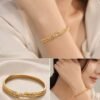 Luxury Zircon Hand cuff anti-tarnish jewellery from Glossy.pk, Lahore