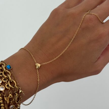 Classic Heart Hand Chain
