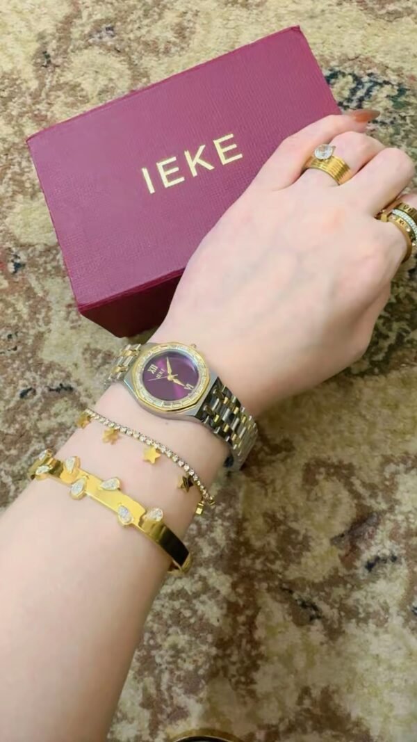IEKE Royal Gold-Wine anti-tarnish jewellery from Glossy.pk, Lahore