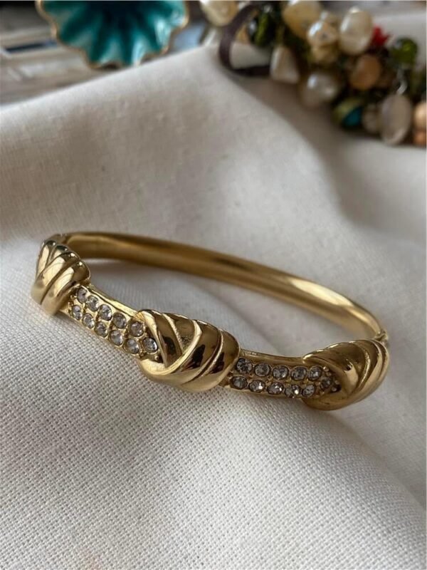 Luxury Zircon Hand cuff anti-tarnish jewellery from Glossy.pk, Lahore