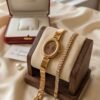 Cartier Watch and Tanis Combo anti-tarnish jewellery from Glossy.pk, Lahore