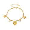 Classic Heart Charm Bracelet product photo 3 | Glossy.pk Pakistan