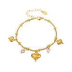 Classic Heart Charm Bracelet - Image 4