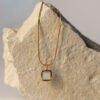 White Pearl Chain Pendent anti-tarnish jewellery from Glossy.pk, Lahore