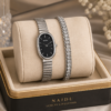 Naidu Oval Watch & Tanis Bracelet Combo — Silver — jewellery from Glossy.pk, Pakistan