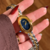 IEKE Classical Gold-Royal Blue anti-tarnish jewellery from Glossy.pk, Lahore