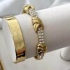 Luxury Zircon Hand cuff anti-tarnish jewellery from Glossy.pk, Lahore