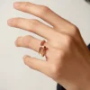 Trendy Nail Cartier Ring anti-tarnish jewellery from Glossy.pk, Lahore