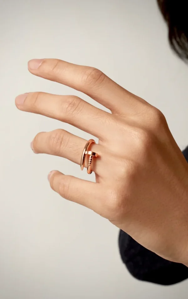 Trendy Nail Cartier Ring anti-tarnish jewellery from Glossy.pk, Lahore