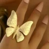 Adjustable Chunky Butterfly Ring anti-tarnish jewellery from Glossy.pk, Lahore
