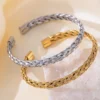 Breaded Handcuff — Stainless Steel product photo 2 | Glossy.pk Pakistan