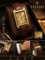 Cartier Tank Men's Leather Strap Watch - Image 4