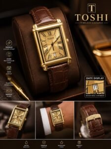 Tank-Style Men’s Bangle Watch product photo 4 | Glossy.pk Pakistan