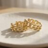 Anti Tarnish Chain Hoops anti-tarnish jewellery from Glossy.pk, Lahore