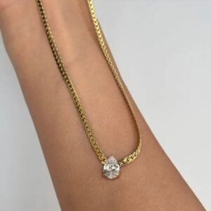 Triangle Pendant Necklace — Stainless Steel product photo 3 | Glossy.pk Pakistan