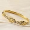 Luxury Zircon Hand cuff anti-tarnish jewellery from Glossy.pk, Lahore