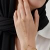Beaded Hand Chain — Stainless Steel product photo 2 | Glossy.pk Pakistan