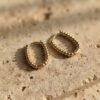 Anti tarnish Elegant Oval Hoops anti-tarnish jewellery from Glossy.pk, Lahore