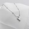 Silver Heart necklace anti-tarnish jewellery from Glossy.pk, Lahore