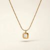 White Pearl Chain Pendent anti-tarnish jewellery from Glossy.pk, Lahore