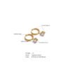 Anti Tarnish Cubic Zirconia Bali anti-tarnish jewellery from Glossy.pk, Lahore