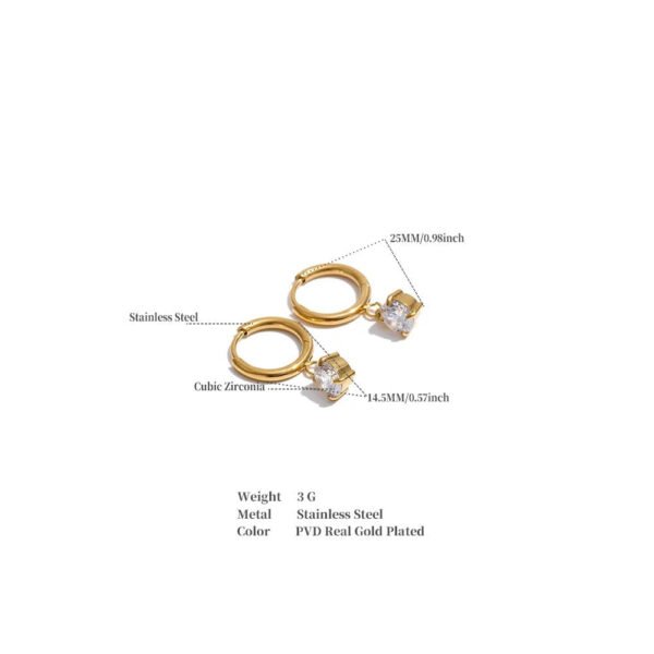 Anti Tarnish Cubic Zirconia Bali anti-tarnish jewellery from Glossy.pk, Lahore