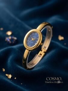 Cosmo Gold Bangle Watch — Blue Dial jewellery from Glossy.pk, Pakistan