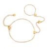 Stone-Set Luxury Hand Chain — Stainless Steel product photo 2 | Glossy.pk Pakistan