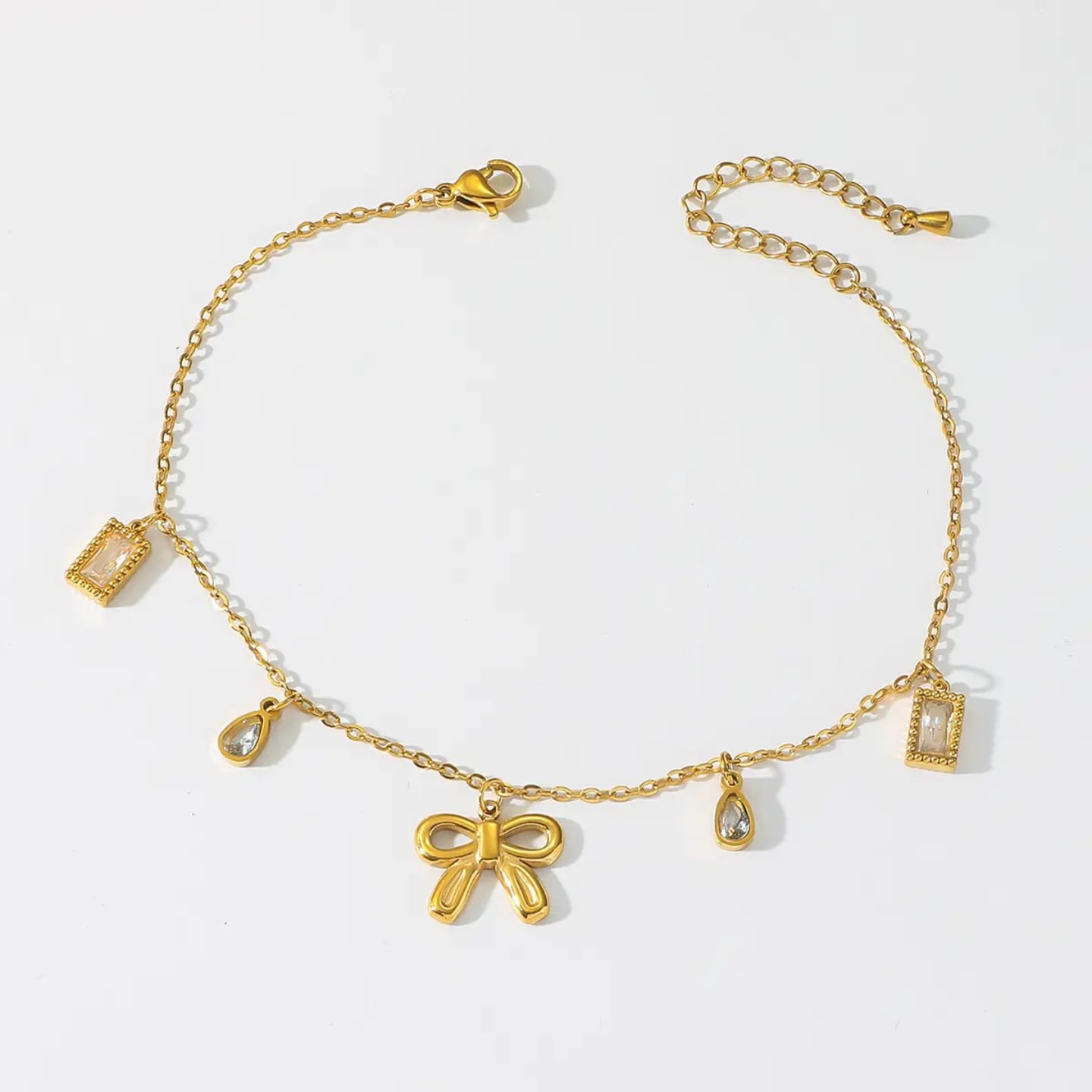 Bow Charm Bracelet