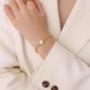 Heart Mesh Bracelet-Trendy anti-tarnish jewellery from Glossy.pk, Lahore