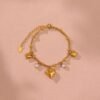Classic Heart Charm Bracelet product photo 4 | Glossy.pk Pakistan