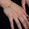 Bow Stone-Look Hand Chain — Stainless Steel product photo 2 | Glossy.pk Pakistan