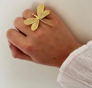 Chunky Butterfly Ring — Stainless Steel (Variant) product photo 2 | Glossy.pk Pakistan