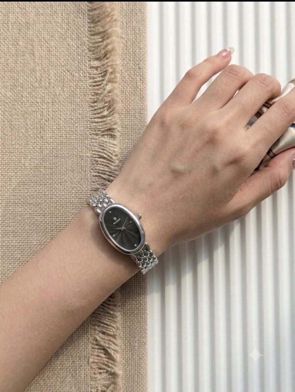 Bold Classical Oval Dial-Silver anti-tarnish jewellery from Glossy.pk, Lahore