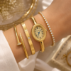 4pc Bangel Watch and Cartier Combo anti-tarnish jewellery from Glossy.pk, Lahore