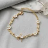 Bow Tulip Bracelet — White Stone — jewellery from Glossy.pk, Pakistan