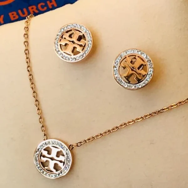 Swing Star Watch and Tory Bruch Combo anti-tarnish jewellery from Glossy.pk, Lahore
