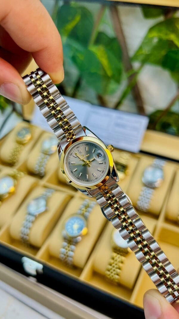 Blue Diamond 2 Tone Watch