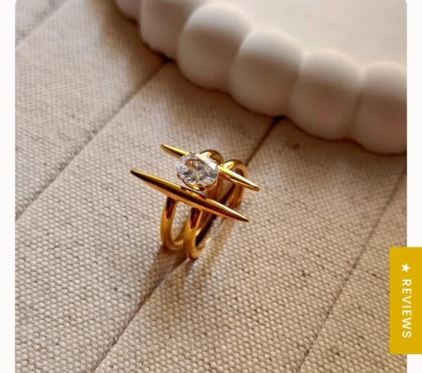 Chunky Stone Ring product photo 2 | Glossy.pk Pakistan