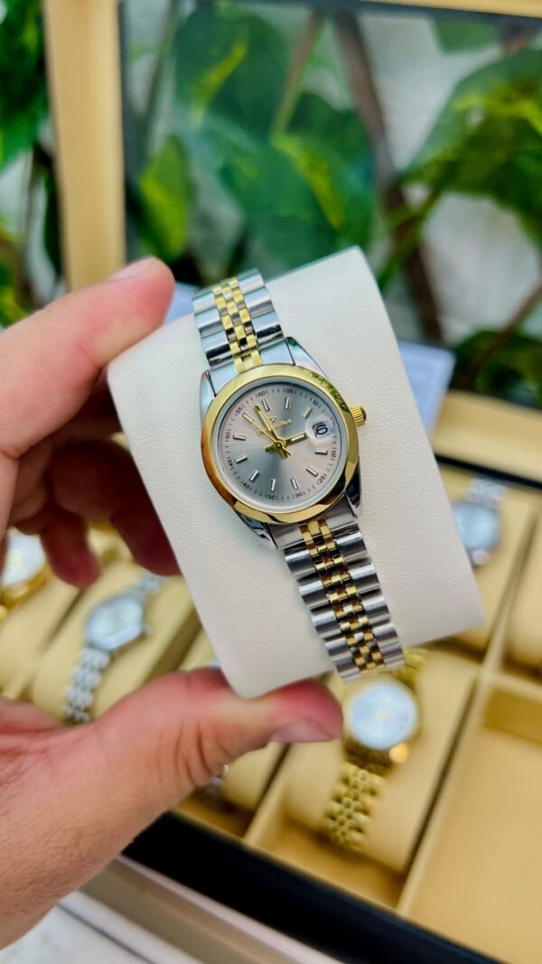 Blue Diamond 2 Tone Watch