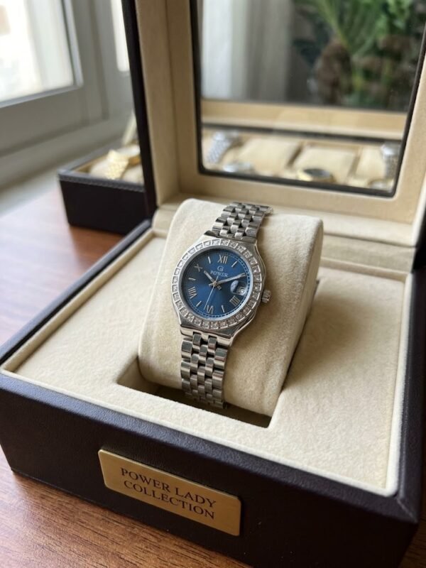 Power Watch Silver-Blue Dial