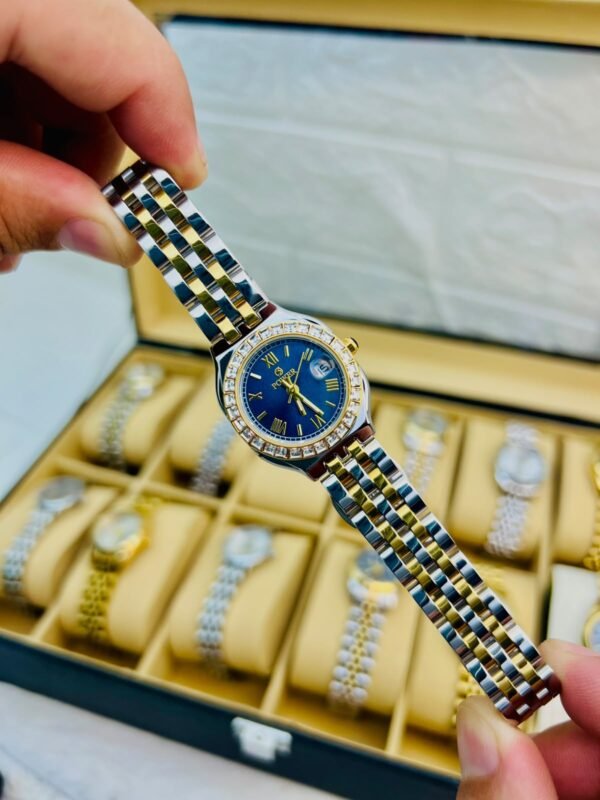 2 Tone Power Watch - Blue Dial