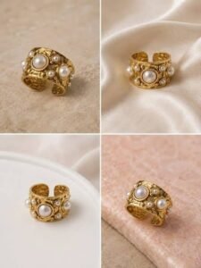 Chunky Beaded Ring product photo 4 | Glossy.pk Pakistan
