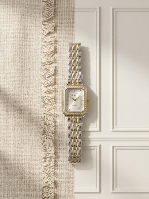 Watch & Bracelet Combo — Stainless Steel, Waterproof