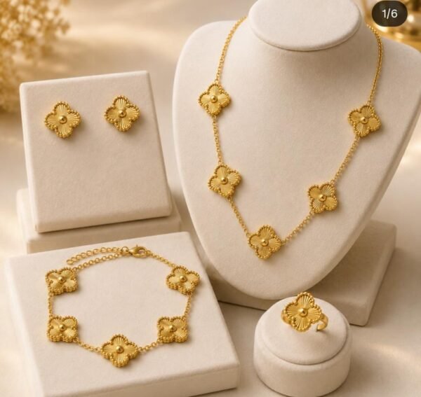 Clover Trendy Set — Stainless Steel Jewellery