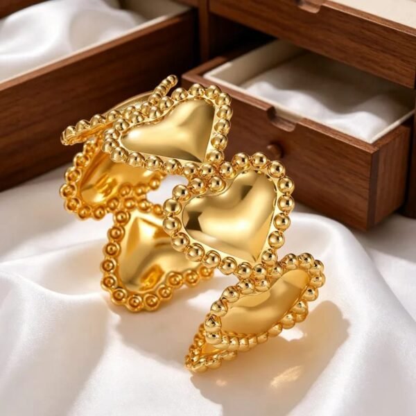 Heart Handcuff Bangle — jewellery from Glossy.pk, Pakistan
