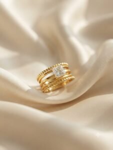 Zircon Layered Ring product photo 2 | Glossy.pk Pakistan