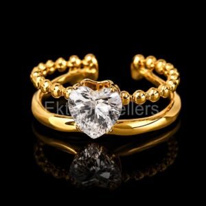 Zircon Layered Ring product photo 2 | Glossy.pk Pakistan