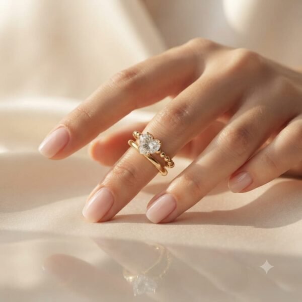 Zircon Layered Ring product photo 3 | Glossy.pk Pakistan
