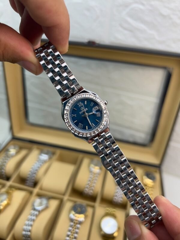 Power Watch Silver-Blue Dial